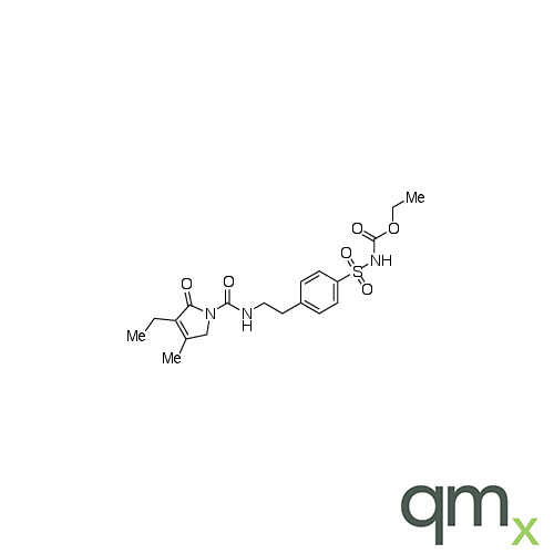 [4-[2-[[(3-Ethyl-2,5-dihydro-4-methyl-2-oxo-1H-pyrrol-1-yl)carbonyl]amino]ethyl]phenyl]sulfonyl]carbamic Acid Ethyl Ester, neat