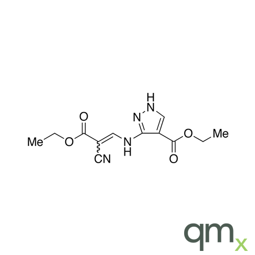 (E/Z)-3-[(2-Cyano-3-ethoxy-3-oxo-1-propenyl)amino]-1H-Pyrazole-4-carboxylic Acid Ethyl Ester, neat