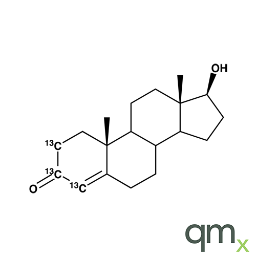 Testosterone-[2,3,4-13C3], neat