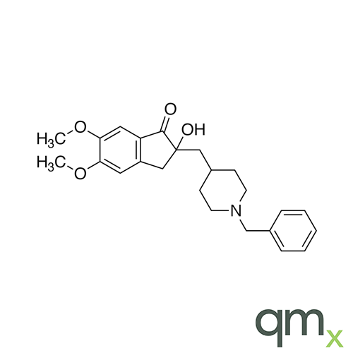 2-((1-Benzylpiperidin-4-yl)methyl)-2-hydroxy-5,6-dimethoxy-2,3-dihydro-1H-inden-1-one, neat