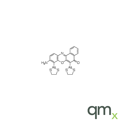 9-Amino-6,8-di-1,3,2-dithiarsolan-2-yl-5H-benzo[a]phenoxazin-5-one (Technical Grade), neat