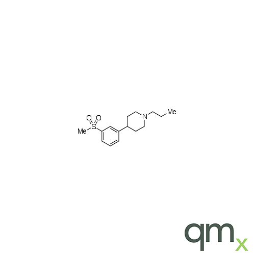 4-(3-Methylsulfonylphenyl)-1-propylpiperidine, neat