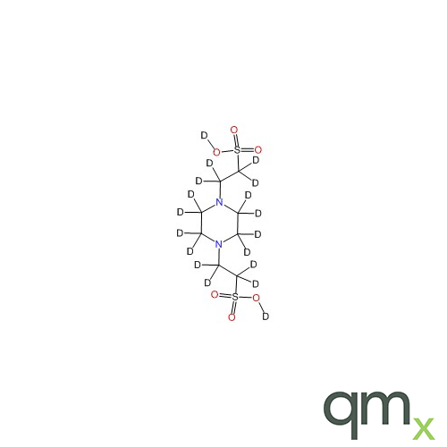 Piperazine-N,N'-bis(2-ethanesulfonic Acid)-d18, neat