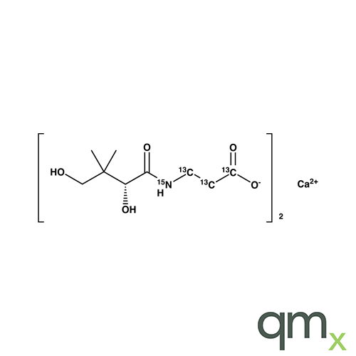 Calcium Pantothenate-[di-ÃŸ-alanine-13C6, 15N2], neat