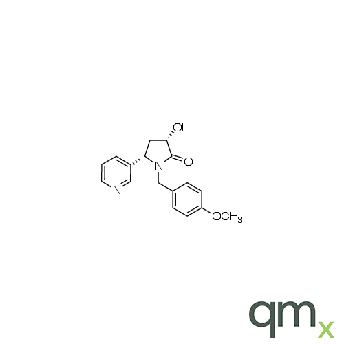 cis-1-(4-Methoxybenzyl)-3-hydroxy-5-(3-pyridyl)-2-pyrrolidinone, neat