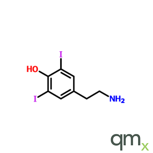 4-(2-Aminoethyl)-2,6-diiodophenol, neat