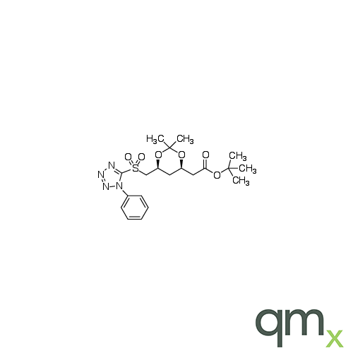 tert-Butyl 2-[(4R,6S)-2,2-Dimethyl-6-[(1-phenyl-1H-terazol-5-ylsulfonyl)methyl]-1,3-dioxan-4-yl]acetate, neat
