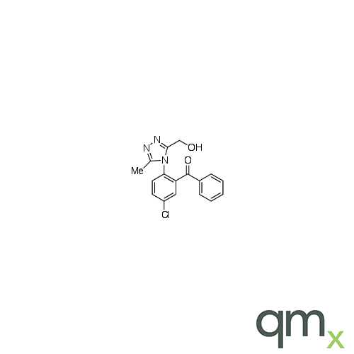 2-[3-(Hydroxymethyl)-5-methyl-4-triazolyl]-5-chlorobenzophenone, neat