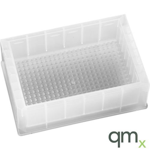 384-well reservoir, pyramid bottom, natural polypropylene