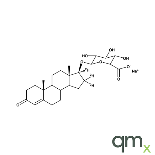 Testosterone-[16,16,17-d3] Glucuronide Sodium Salt