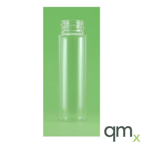 4 Dram, 21x70mm Clear Vial, 18-400mm Thread
