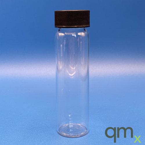 40ml Clear Vial, Hole Cap & Top Hat Septa