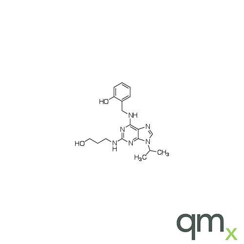 6-(2-Hydroxybenzylamino)-2-(3-hydroxypropylamino)-9-isopropylpurine, neat