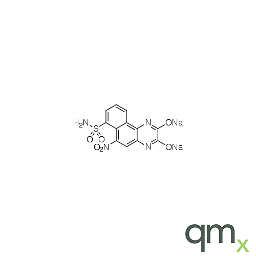 6-Nitro-7-sulfamoylbenzo[f]quinoxaline-2,3-dione, Disodium Salt, neat