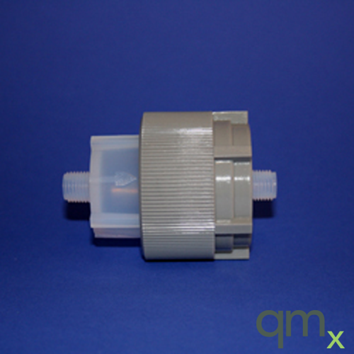 47 mm two-stage filter assembly, 1/4in MNPT x 1/4in MNPT, PFA Clamp