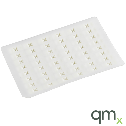 48-well Square Santoprene Sealing Cap, pierceable, to 360002/360004 plates