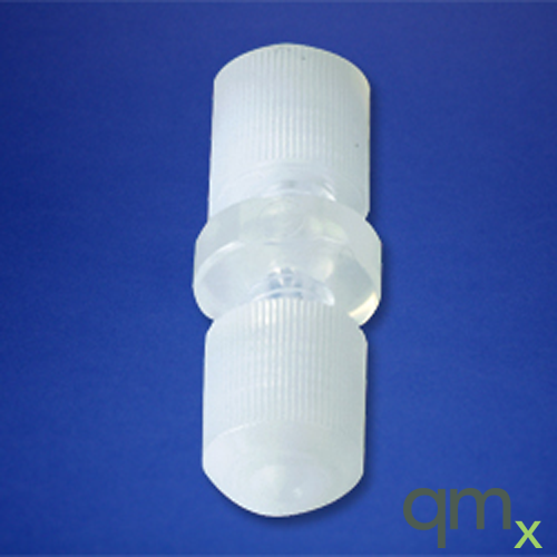 4mm knurled straight union