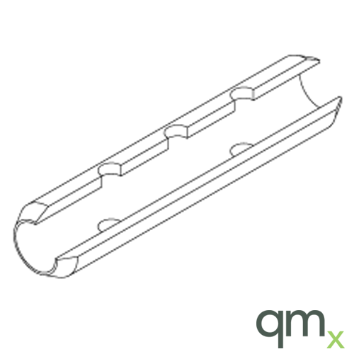 5 Hole Std.Tube,Pyrol.Coat.(10)