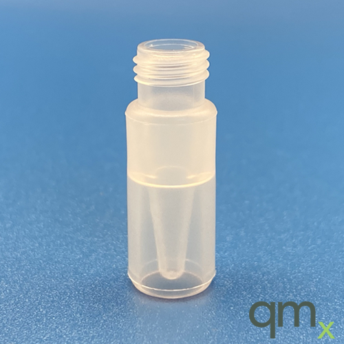 500ÂµL Clear Polypropylene Limited Volume Screw-thread Vial, 9mm