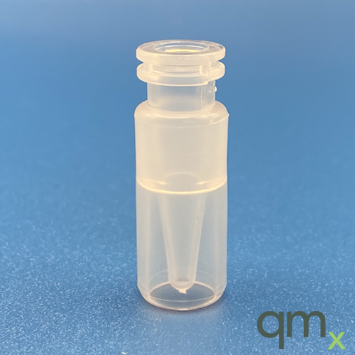 500ÂµL Clear Polypropylene Limited Volume Snap/Crimp Vial, 11mm