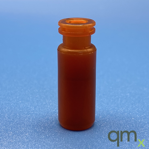 500Âµl Polypropylene LVV 11mm CR/Snap Ring Amber