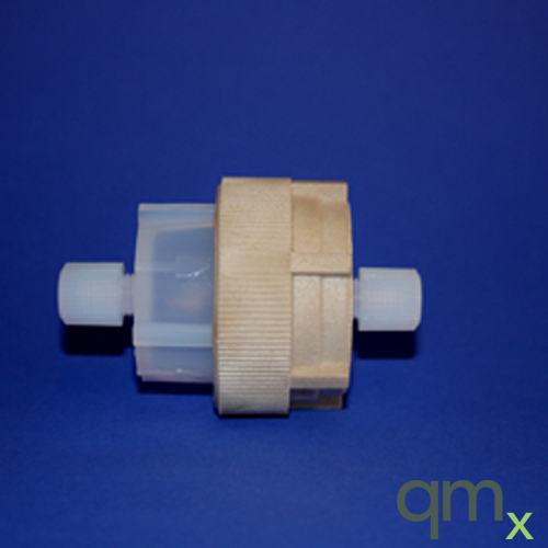 50 mm single stage filter assembly, 1/2in x 1in x 1/2in x 1in, TefzelÂ®