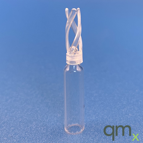 50µl Glass Insert with Bottom Spring, Wide-mouth, 6x25mm