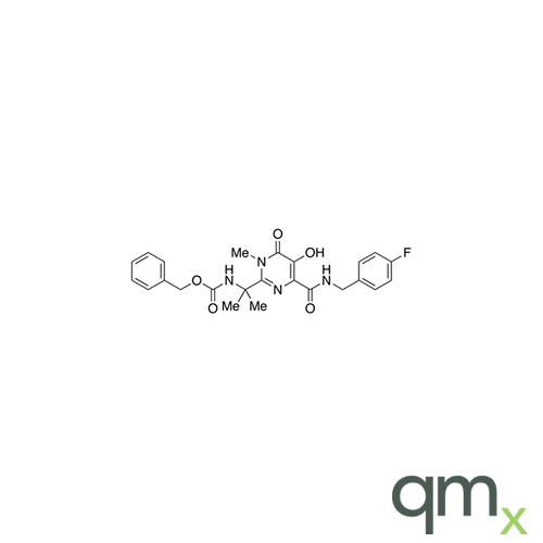 Benzyl [1-[4-[[(4-Fluorobenzyl)amino]carbonyl]-5-hydroxy-1-methyl-6-oxo-1,6-dihydropyrimidin-2-yl]-1-methylethyl]carbamate, neat