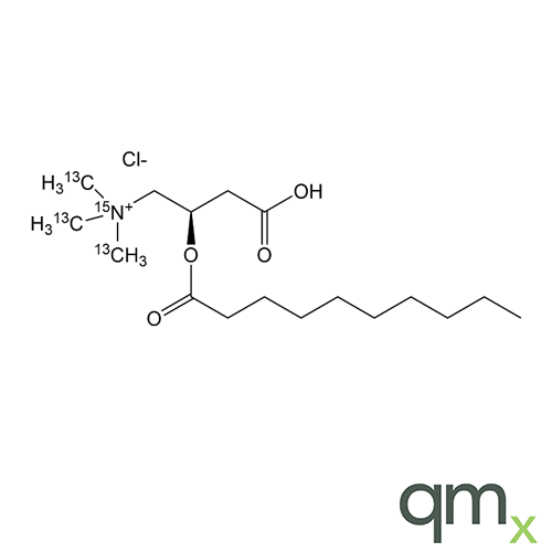 Decanoyl-L-carnitine-[13C3, 15N] Chloride, neat