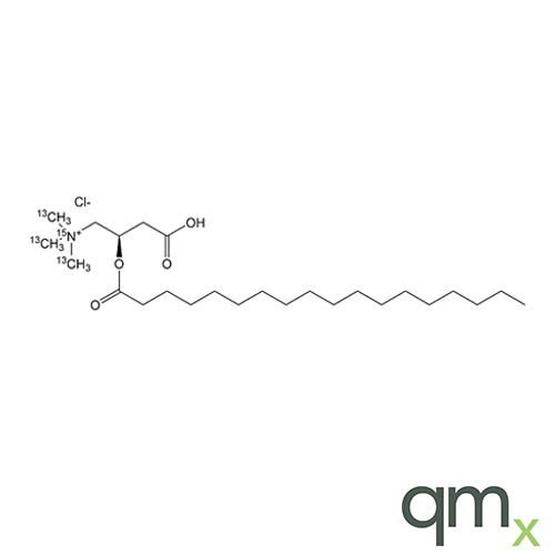 Octadecanoyl-L-carnitine-[13C3, 15N] Chloride, neat