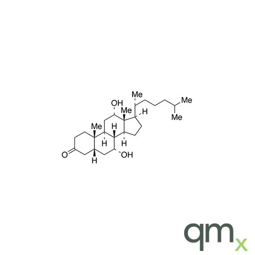 7a,12a-Dihydroxy-5ÃŸ-cholestan-3-one, neat