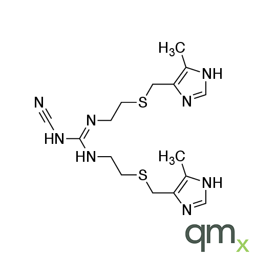 N-Cyano-Nâ€™,Nâ€-bis[2-[[(5-methyl-1H-imidazol-4-yl)methyl]thio]ethyl]guanidine, neat