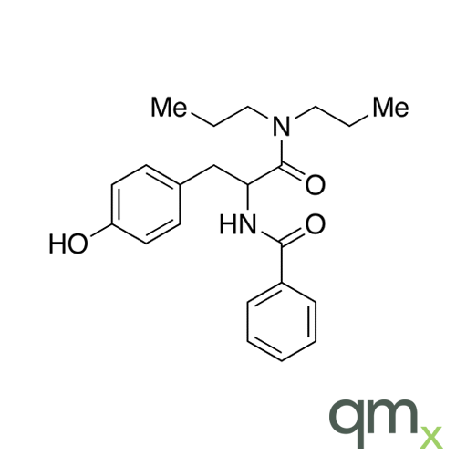 N-Benzoyl-DL-tyrosyl-Nâ€™,Nâ€™-dipropylamide, neat