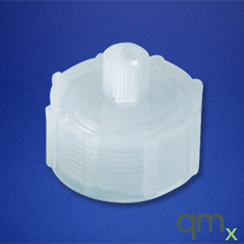 58 mm transfer closure, (1) 3/8in OD tube port, 1-1/2in FNPT