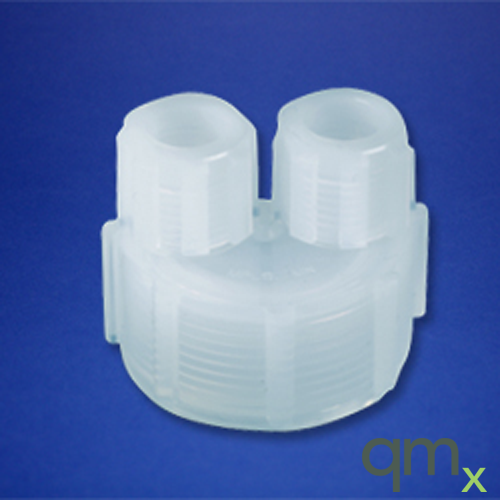 58 mm transfer closure, (2) 1/2in OD tube ports, 1-1/2in FNP