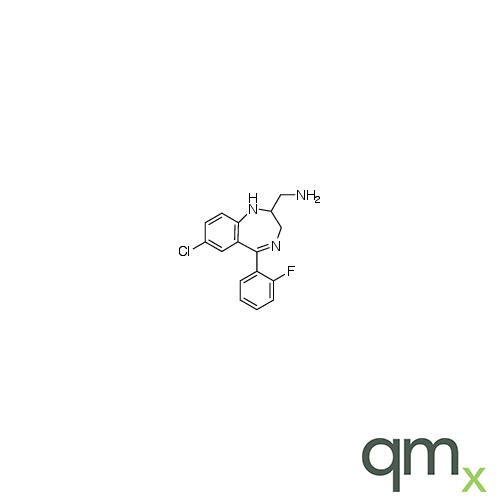 2-Aminomethyl-7-chloro-2,3-dihydro-5-(2-fluorophenyl)-1H-1,4-benzodiazepine, neat