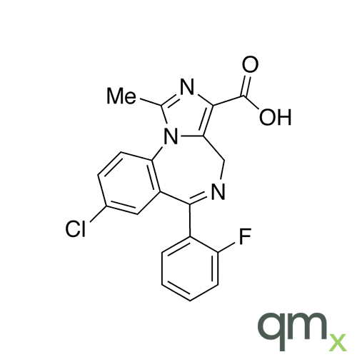 8-Chloro-6-(2-fluorophenyl)-1-methyl-4H-Imidazo[1,5-a][1,4]benzodiazepine-3-carboxylic Acid, neat