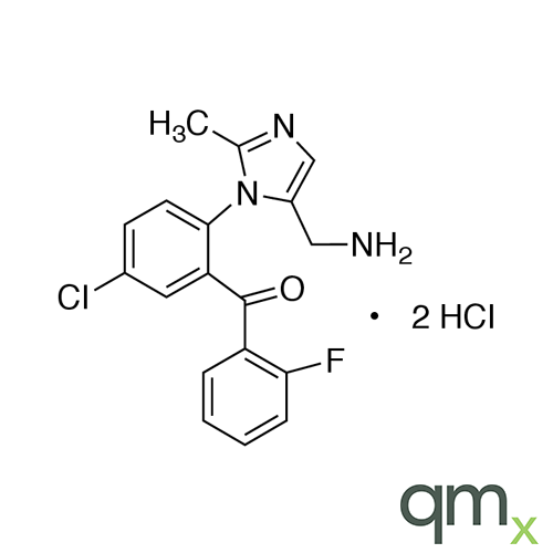 [2-[5-(Aminomethyl)-2-methyl-1H-imidazol-1-yl]-5-chlorophenyl](2-fluorophenyl)-methanone Dihydrochloride, neat