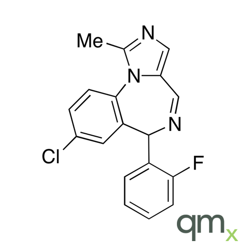 8-Chloro-6-(2-fluorophenyl)-1-methyl-6H-Imidazo[1,5-a][1,4]benzodiazepine, neat