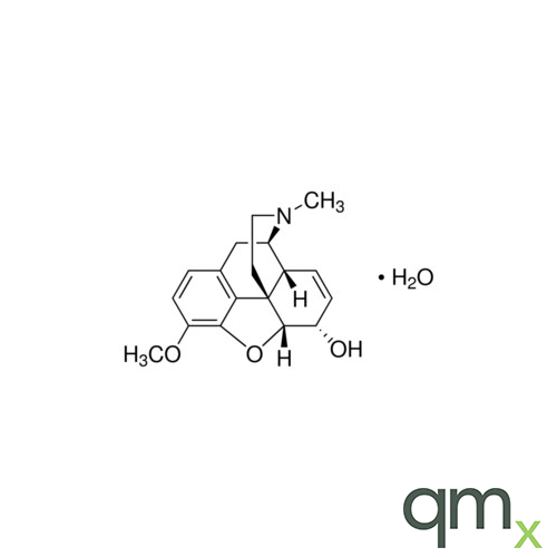 Codeine Monohydrate, 100Âµg/ml in Acetonitrile - A2S certified