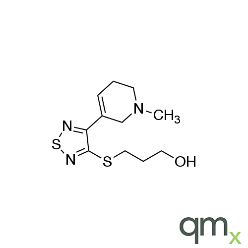 3-[[4-(1,2,5,6-Tetrahydro-1-methyl-3-pyridinyl)-1,2,5-thiadiazol-3-yl]thio]-1-propanol, neat