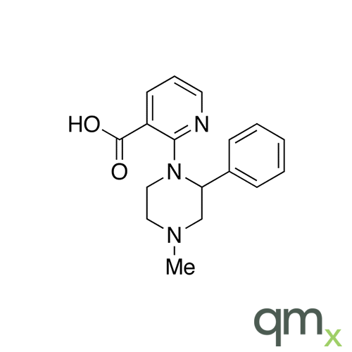1-(3-Carboxy-2-pyridyl)-4-methyl-2-phenylpiperazine, neat