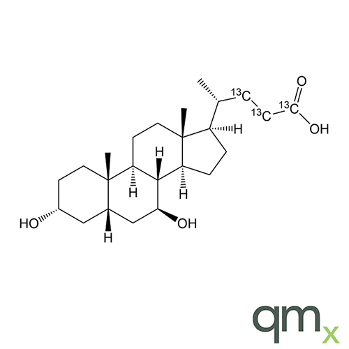 Ursodeoxycholic Acid-[22,23,24-13C3] 100 Âµg/ml, in Methanol
