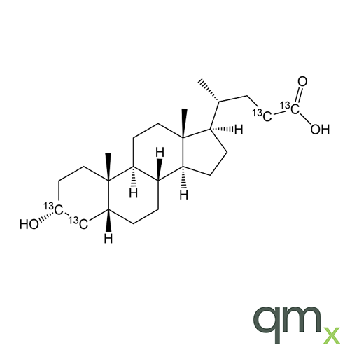Lithocholic Acid-[3,4,23,24-13C4] 100 Âµg/ml, in Methanol