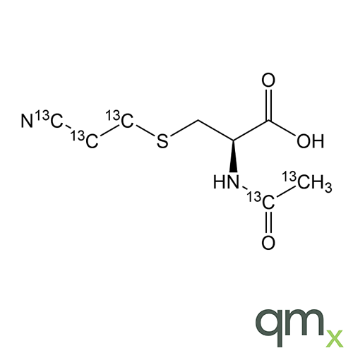 N-Acetyl-S-(2-cyanoethyl)-L-cysteine-[13C5] (CYMA-13C5), neat