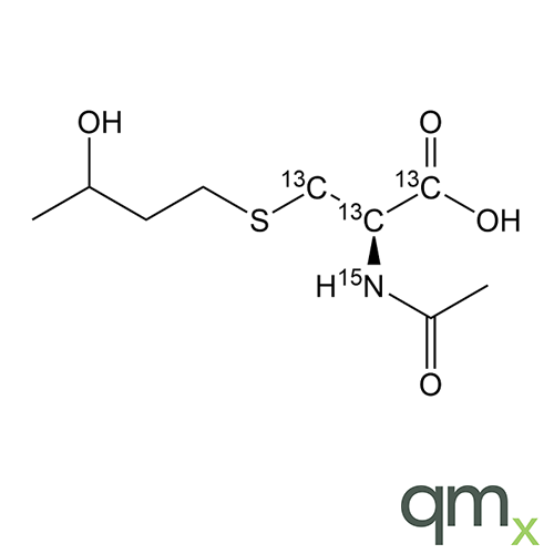 3-Hydroxy-3-methoxypropyl Mercapturic Acid-[13C3, 15N], neat