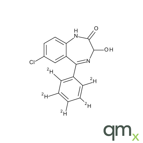 (Â±)-Oxazepam D5 (phenyl D5), 1,000Âµg/ml in Acetonitrile - A2S certified