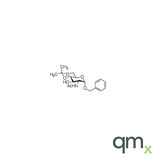 Benzyl 2-Acetamido-2-deoxy-4,6-O-isopropylidene-a-D-glucopyranoside, neat
