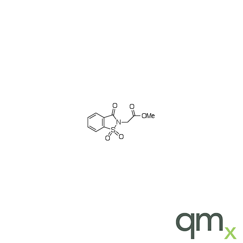 3-Oxo-1,2-benzoisothiazoline-2-acetic Acid Methyl Ester 1,1-Dioxide, neat