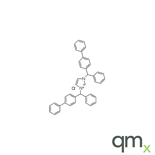 1,3-Bis([1,1â€™-Biphenyl]-4-ylphenylmethyl)-1H-imidazolium Chloride, neat